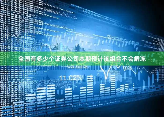 全国有多少个证券公司本期预计该组合不会解冻